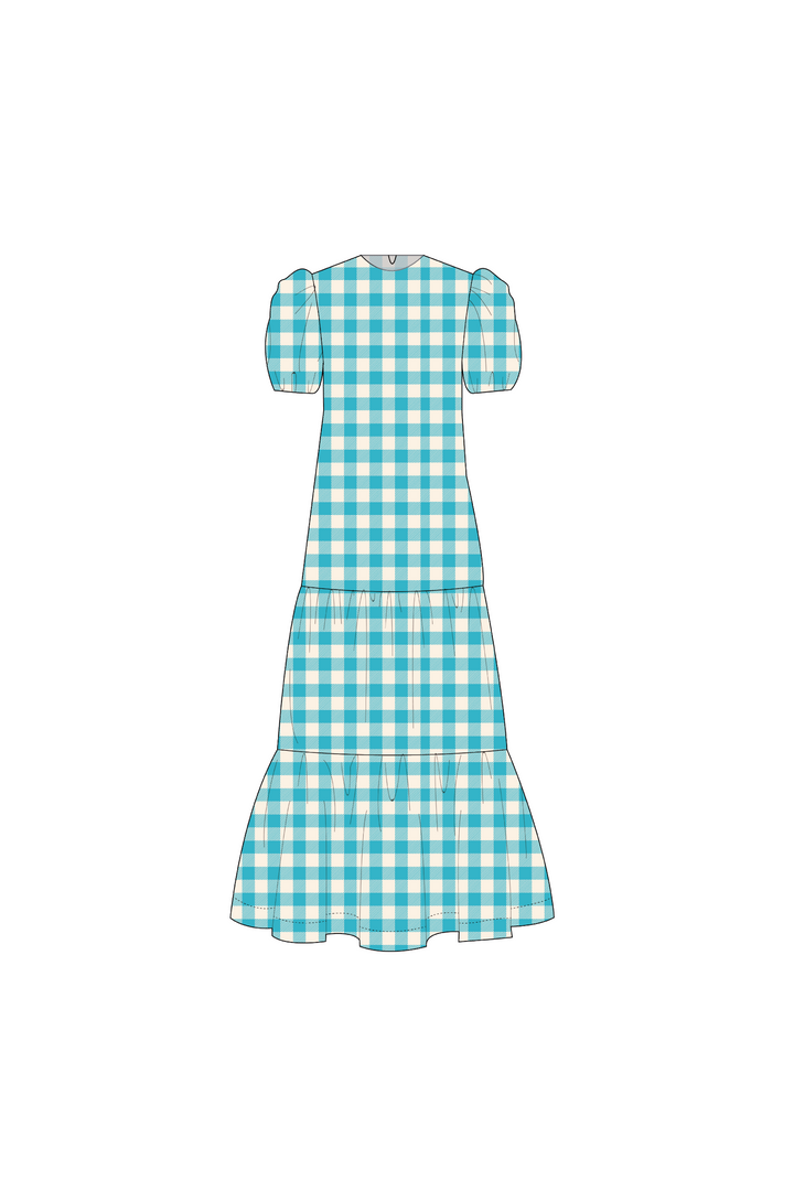 Vestido Manga Corta