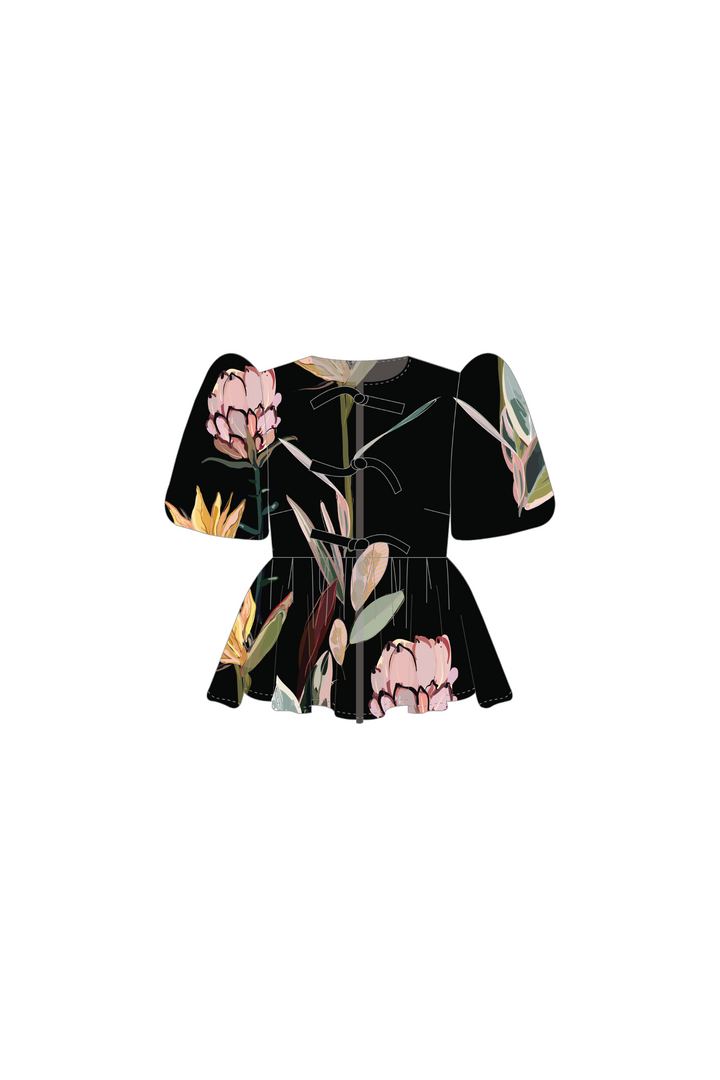Blusa Manga Globo