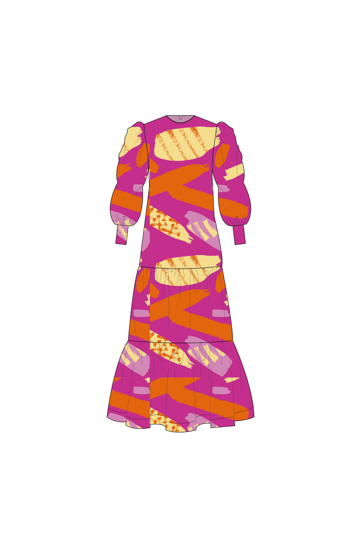 Vestido Manga Larga