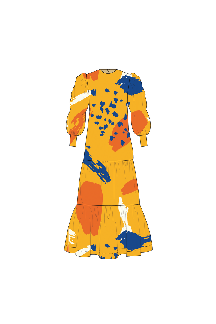 Vestido Manga Larga