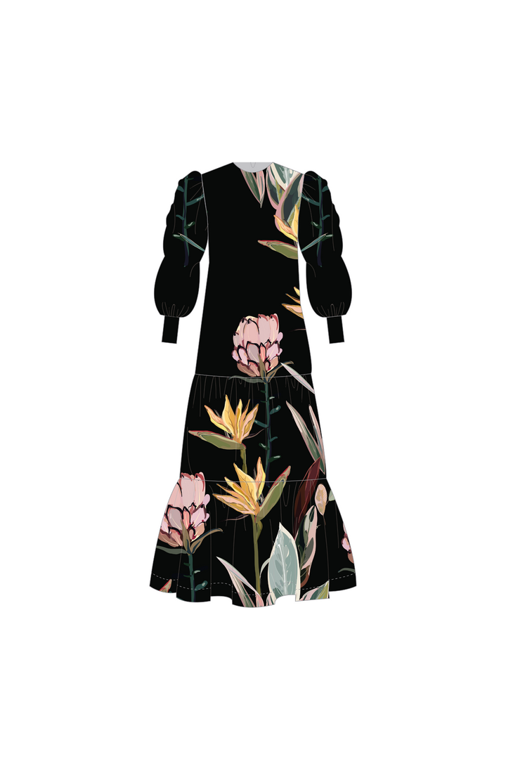Vestido Manga Larga